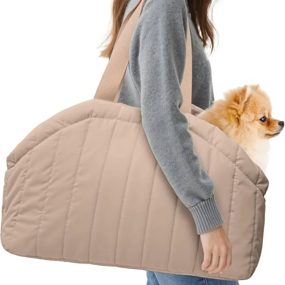 Tranquitas Dog Purse Carrier for Small Dogs Up to 15 Lbs - TWO COLORS AVAILABLE